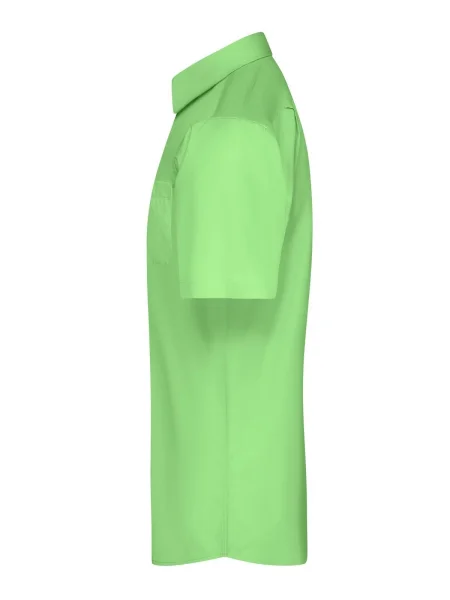 camicia-da-uomo-personalizzata-james-nicholson-mens-shirt-shortsleeve-poplin-lime-green-123.webp