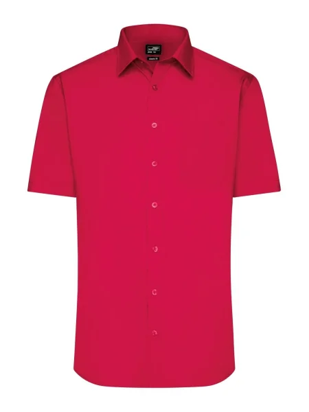 camicia-da-uomo-personalizzata-james-nicholson-mens-shirt-shortsleeve-poplin-red-132.webp