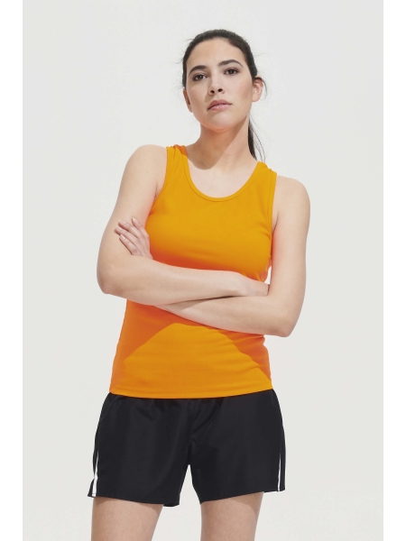 Canotta da donna sportiva personalizzata Sol's Sporty TT Women