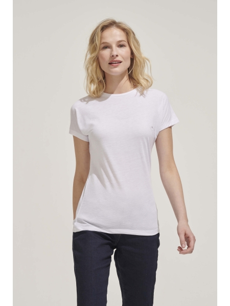 T-Shirt bianche donna personalizzate Sol's Magma Women