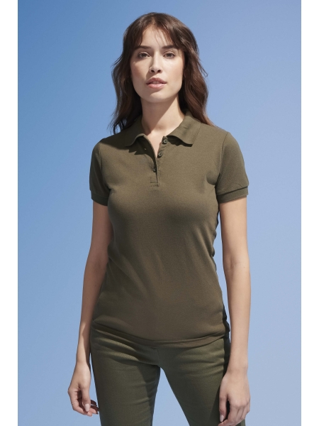 Polo da donna personalizzata Sol's Prime Women