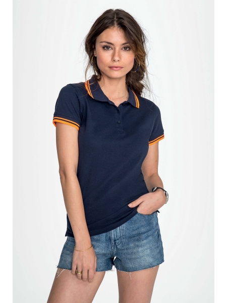 Polo da donna personalizzata Sol's Pasadena Women