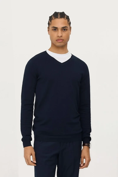 Maglione scollo V uomo personalizzato Sol's Glory Men