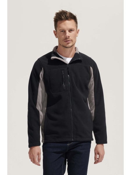 Giacca pile uomo personalizzata Sol's Nordic