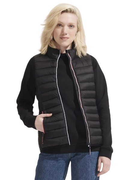 Smanicato imbottito donna personalizzato Sol's Victoire BW Women