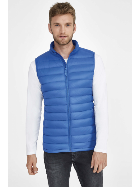 Gilet trapuntato uomo personalizzato Sol's Wilson BW Men