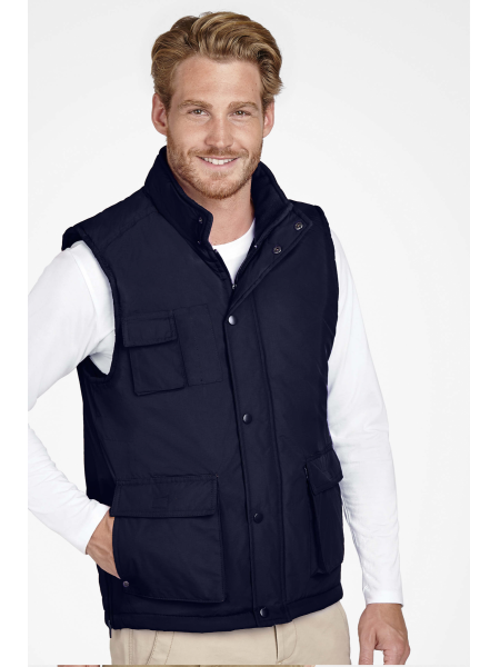 Gilet multitasche uomo personalizzato Sol's Wells