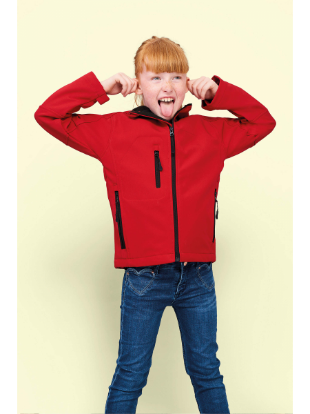 Softshell da bambino personalizzato Sol's Replay Kids