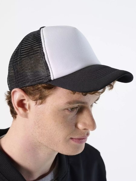 Cappellino adulto personalizzato Sol's Bubble in stile trucker