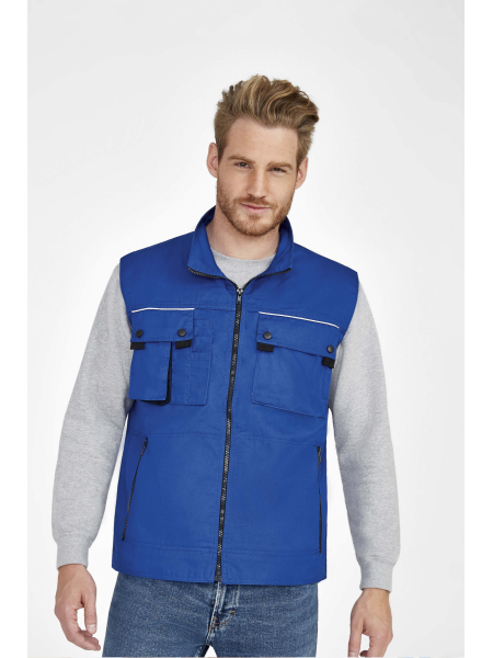 Gilet da lavoro personalizzato Sol's Zenith Pro