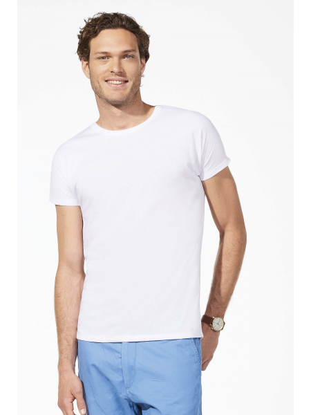 t shirt bianca uomo
