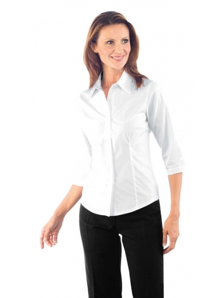 Camicia da lavoro da donna con maniche a 3/4 personalizzata Isacco Kyoto