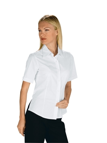 Camicia da donna professionale a manica corta personalizzata Kyoto Isacco