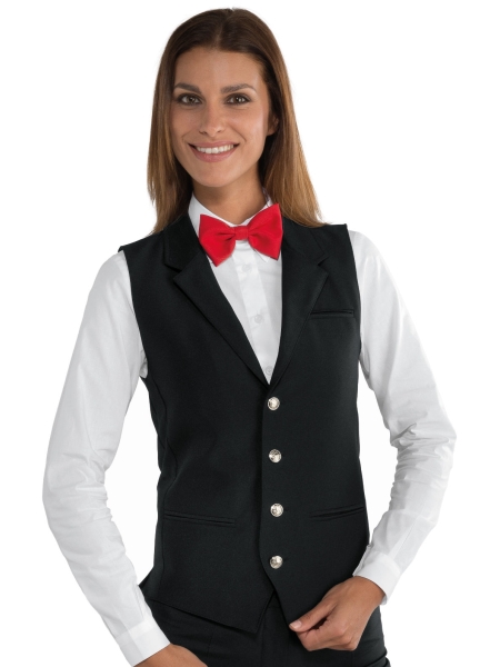 Gilet Isacco da lavoro nero unisex Wall Street