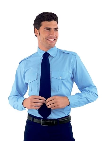 Camicia da pilota manica lunga personalizzata Isacco