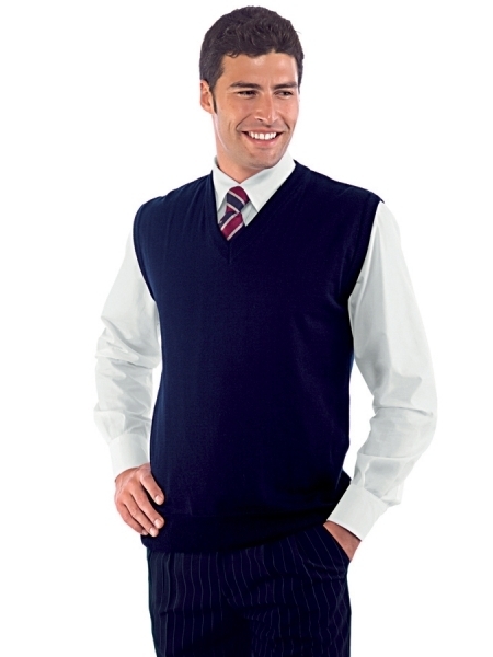 Maglione gilet da lavoro unisex personalizzato Isacco Lana