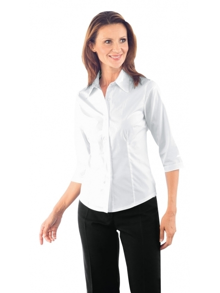 Camicia da donna con maniche a 3/4 personalizzata Isacco Tenerife Stretch