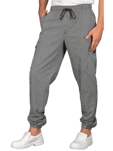 Pantaloni cuoco da lavoro unisex Isacco Pantawork