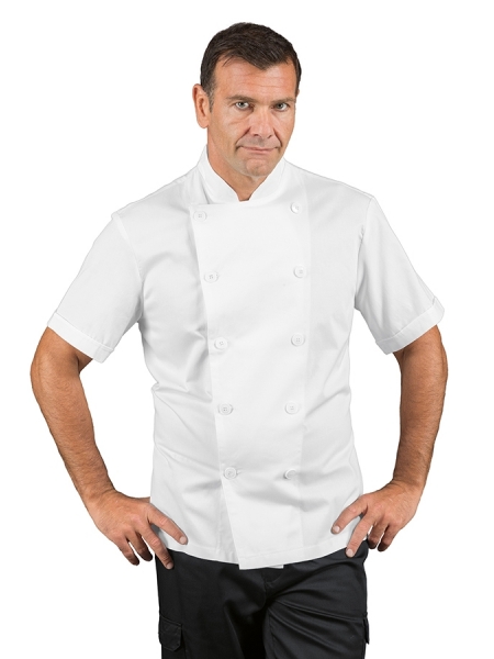 Casacca chef personalizzata in cotone modello classico
