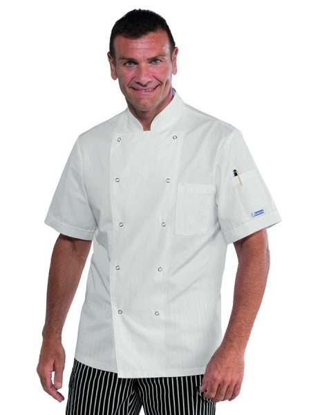 Giacca da chef personalizzata con bottoni a pressione Isacco Berlino Superdry