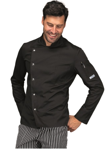 Casacca chef personalizzata Isacco Belfast in tessuto misto