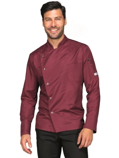 Giacca cuoco personalizzabile Isacco Belfast in poliestere Superdry