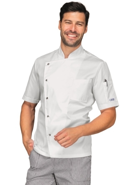 Giacca cucina personalizzata Isacco Belfast 100% in poliestere Superdry Light