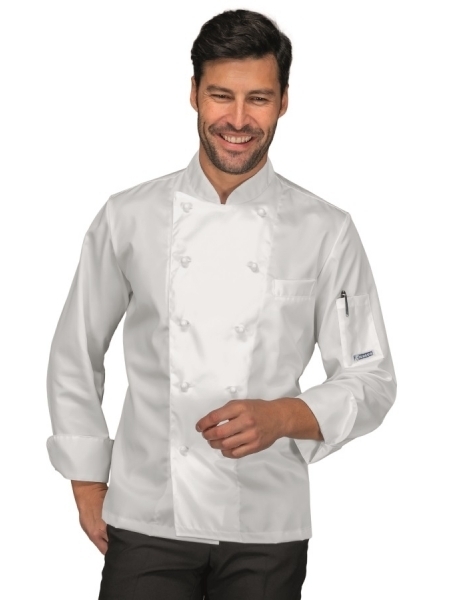 Giacca da Cuoco personalizzata 100% in cotone Isacco Alabama