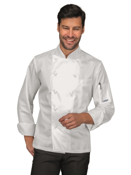 Giacca Chef personalizzata Alabama in cotone Satin