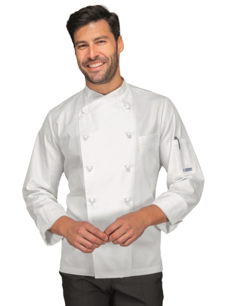 Giacca per divisa chef personalizzata Panama Isacco