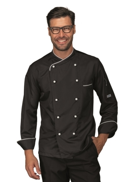 Giacca da chef Isacco California in poliestere da personalizzare