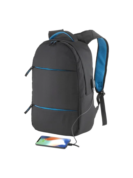 Zainetto personalizzato porta pc in poliestere 28 x 11 x 42 cm