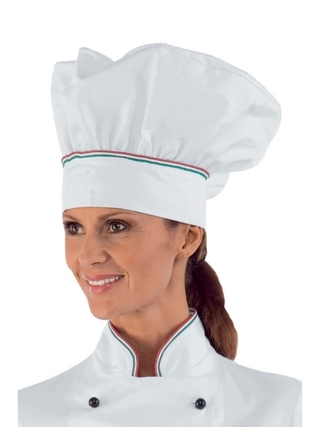 Cappelli da chef personalizzati con nome in cotone Isacco