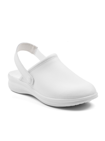Zoccolo da lavoro uomo Isacco Light White