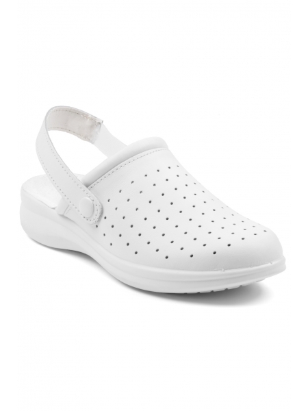 Zoccolo unisex Isacco Antiscivolo White