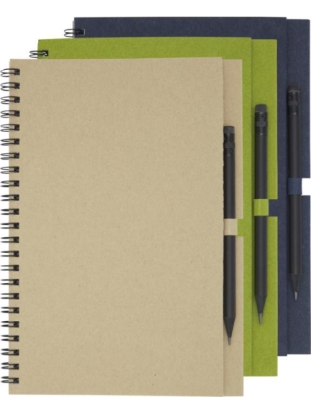 Quaderno con anelli e matita personalizzato Luciano Eco