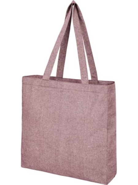 Shopper in cotone e poliestere riciclato personalizzata Pheebs 38 x 41 x 8.5 cm