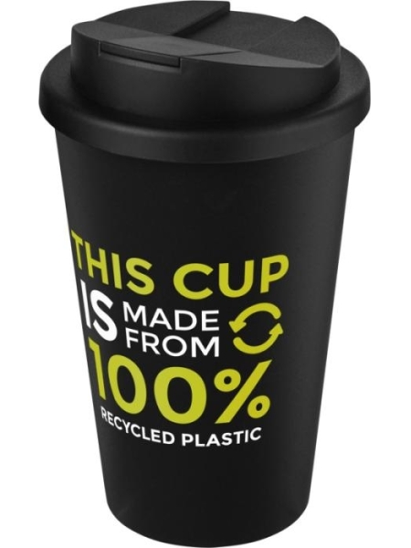 Tazza termica con coperchio ermetico personalizzato Americano Recycled 350 ml