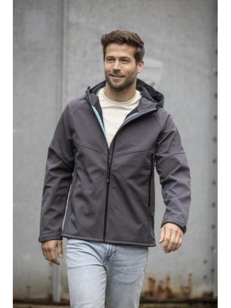Softshell da uomo personalizzato Elevate Coltan