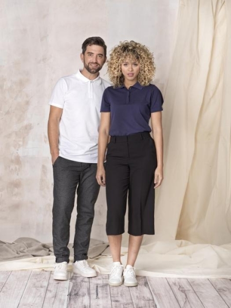 Polo da uomo personalizzata Elevate NXT Graphite