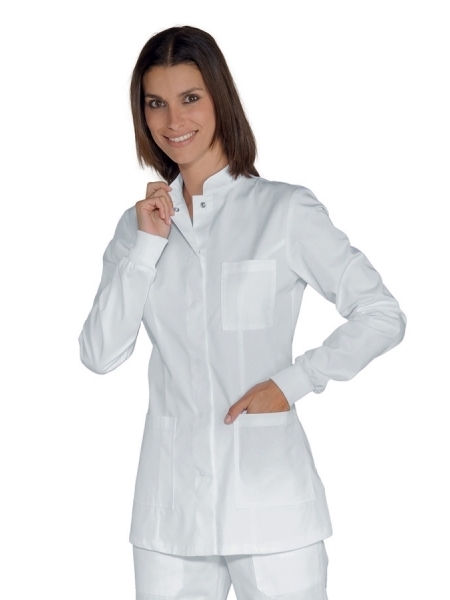 Casacca da donna con polso in maglia bianca personalizzata Portofino White