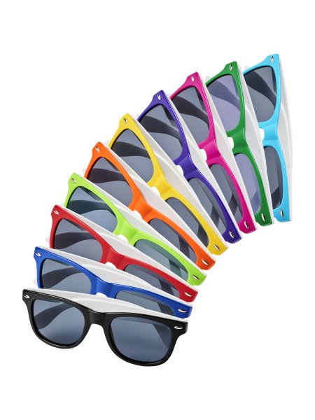 Occhiali da sole colorati personalizzati