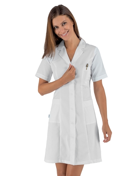 Camice bianco donna manica corta Valencia Slim Boheme Isacco