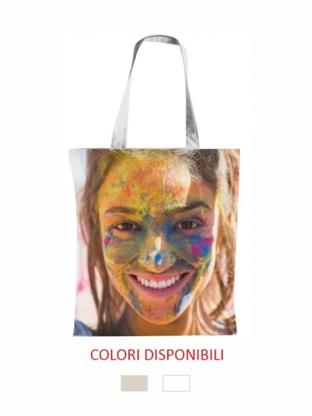 Shopper personalizzate in cotone full print 37,5x42 cm