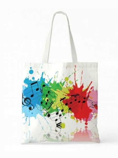 Shopper personalizzate in tnt full print 37,5x42 cm