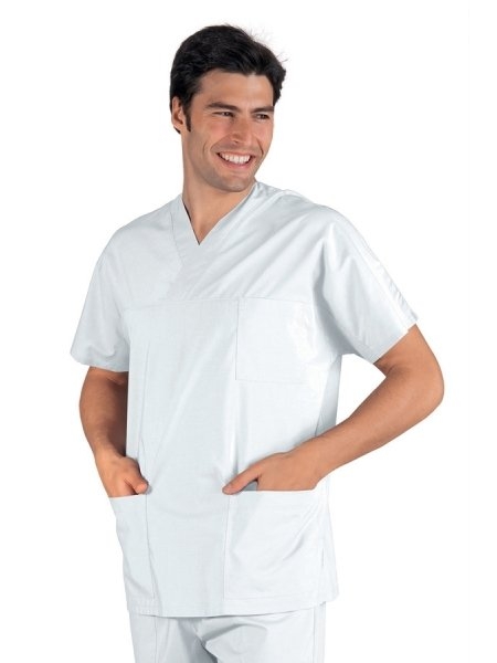 Casacche personalizzate 100% in cotone con collo a V Isacco