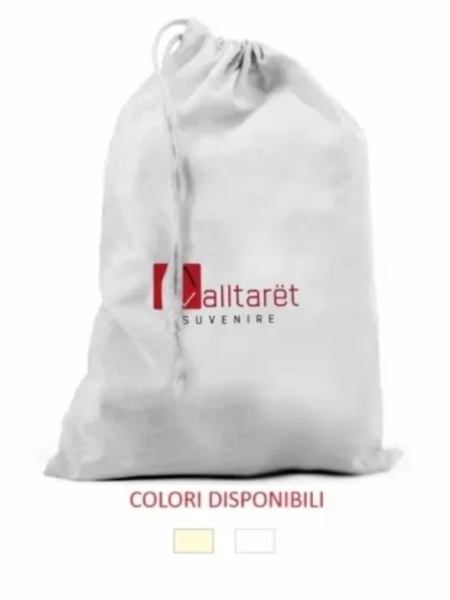 Sacchetto cotone con coulisse 40 X 50 cm personalizzata area predefinita