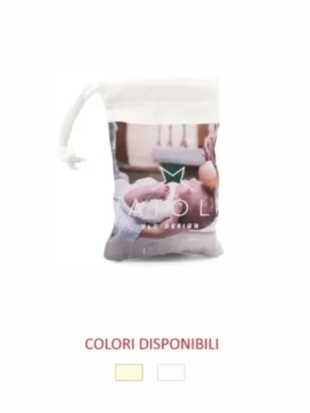 Sacchetto Coulisse in cotone 10 x 15 cm personalizzata full print