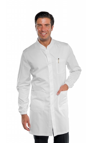 Camice bianco uomo manica lunga in cotone Dover Isacco
