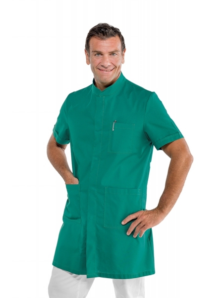 Camice maniche corte uomo verde in cotone Dover Isacco